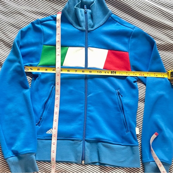 Adidas FIFA World Cup 2006 Track Jacket Italia Champions XS Vintage Blue - Picture 12 of 14